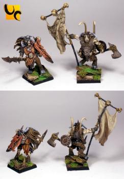 Beastmen Heroes by UnlimitedColours