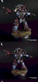 Mhara Gal Forge World Event Word Bearers Dreadnought by lilloser