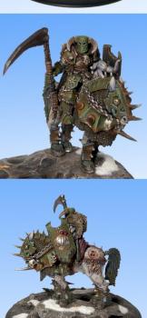 nurgle mounted chaos lord. by ijee