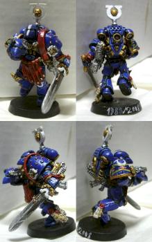 Avidius Dakeeuss Captain of the Ultramarine Honour Guard by actioncom