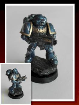 Ultramarines Tactical Squad member by razor1111