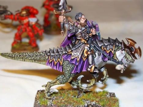 dark elves dreadlord on coldone by colinsherlow