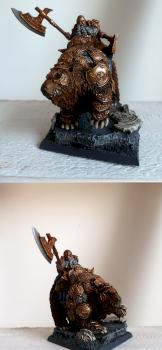 Dwarf Lord on War Bear by Conium Maculatum