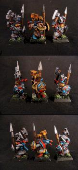 Dwarf Warriors and Battle Standard Guard of Karag Dum by HodRod