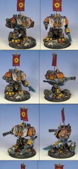 Blood Angels splinter chapter Dreadnought: Angels Solarus by Wappellious