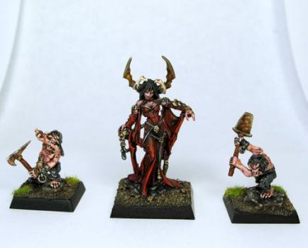 Reaper Miniatures Ghoul Queen with Servants by The_Iron_Painter