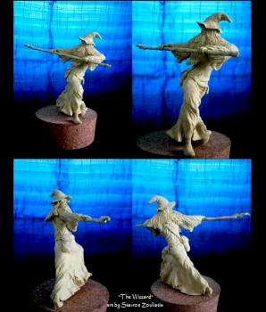 The Wizzard 90mm sculpture by Stavros Zouliatis