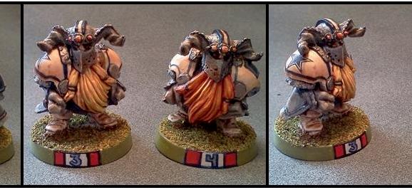 Dwarf Blood Bowl Blitzers by Lou Rollins