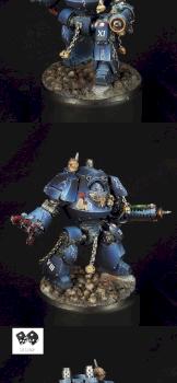 Night Lords Contemptor Dreadnought Horus Heresy by lilloser