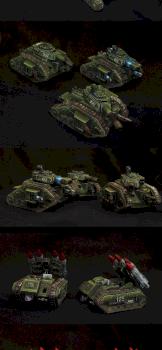 Imperial Guard tanks by kommissar Manul