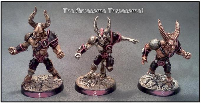 The Gruesome Threesome! by Lou Rollins