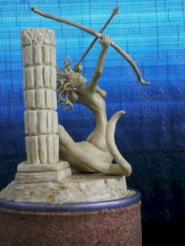 Serpent Queen Medusa 70mm sculpture by Stavros Zouliatis