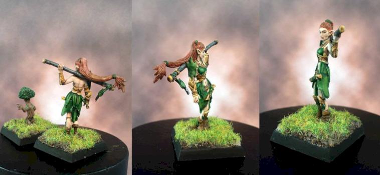 Druid and Familiar by StillLifeMiniatures