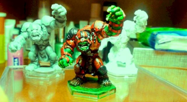 Dreadball orc guard by Dr. Nik