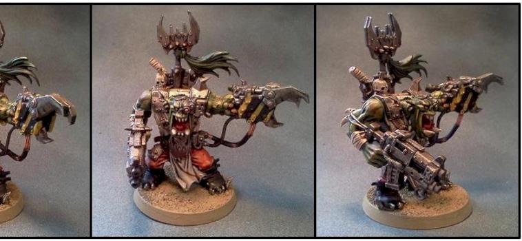 Orc Warboss by Lou Rollins