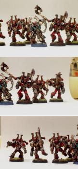 Khorne Berzerkers by The Wraithlord