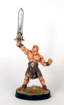 Kev White Barbarian Warrior by witchhunter