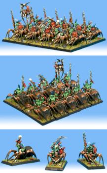 Goblin spider riders by Rilian