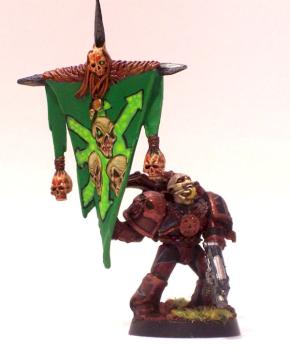 Chaos Banner Bearer by The Wraithlord