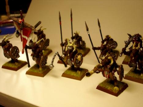 Another view of my beastmen by Reab