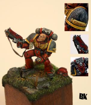 Blood Angel Space Marine by white rabbit