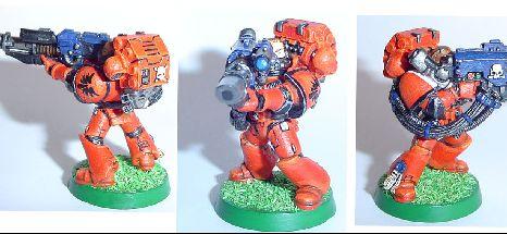 Lascannon Blood Angel Space Marine by Smileyfist