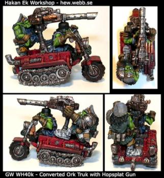 Ork Truk with Hopsplat Gun by bakalla