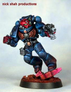 Crimson Fists Vet. Sergeant by disinfect