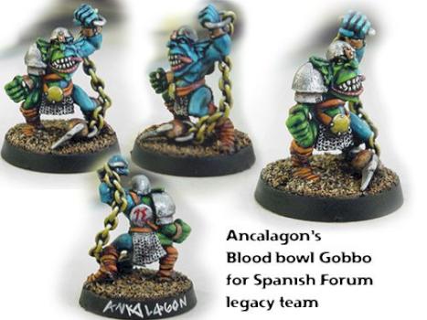 Blood Bowl goblin by Ancalagon