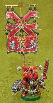 Khorne Standard Bearer by KTHULHU