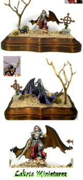 Judas Bloodspire, Vampire Prince Diorama by torifile