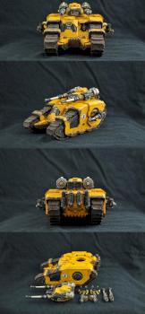 Forge World Imperial Fists Legion Sicaran Battle Tank by Lemartes