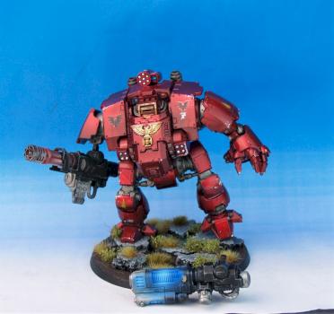 Blood Angels Redemptor Dreadnought by PowerhouseMiniatures