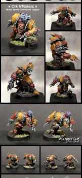 Blood Bowl Ork N'Rollerz by Woodstone