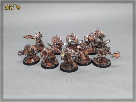 NECROMUNDA: UNDERHIVE House Goliath Ironlords Gang by Nazroth