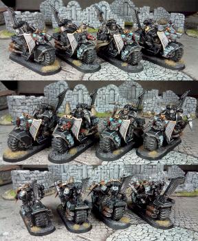 Warhammer 40k - Dark Angels Ravenwing Black Knights by Addasko