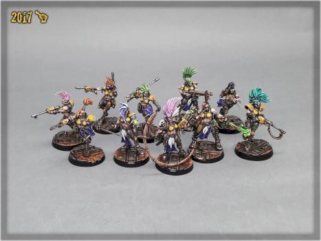 NECROMUNDA: UNDERHIVE House Esher the Carrion Queens Gang by Nazroth