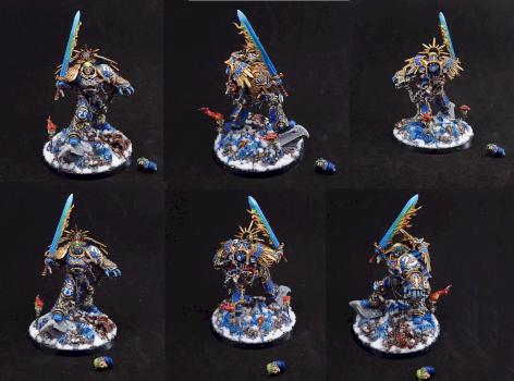 Roboute Guilliman Space Marines by CroWarGamePainting