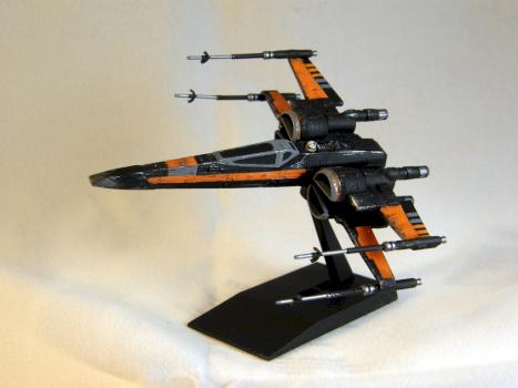 Bandai Poe Dameron X-Wing by droidworkshop