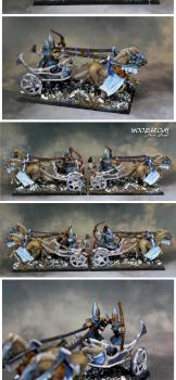 Frozen Elfs Chariots by Woodstone