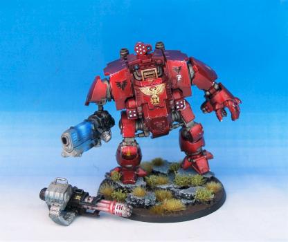 Blood Angels Redemptor Dreadnought by PowerhouseMiniatures