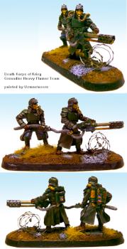 Death Korps of Krieg Grenadier Heavy Flamer Team by uzmnetosere