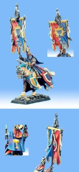 Bretonnian Battle Standard Bearer by Dzony