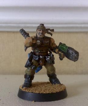 Imperial Guard Hardened Veteran Sgt. by night goblin01