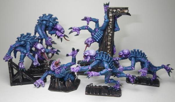 Space Hulk Genestealers. Six so far. by Hamish Longstride