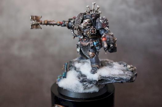 Space Wolf Chaplain Terminator by NOMAD77