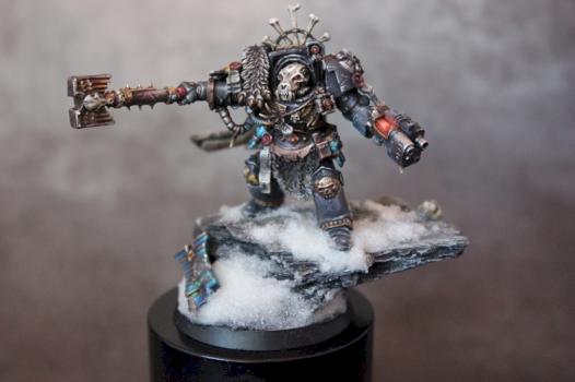 Space Wolf Chaplain Terminator by NOMAD77