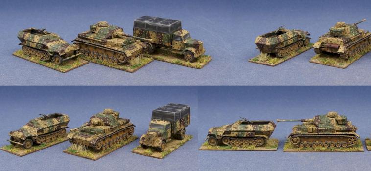 Panzer IV, Sdkfz 251 Hanomag, Opel Blitz by Toffgd