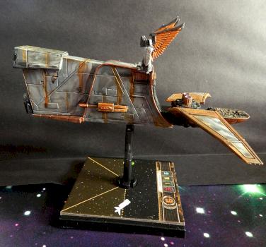 Star Wars X-wing: YV-666 by Blendwerk