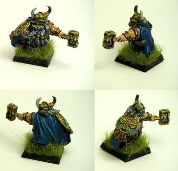 GW Dwarf Lord with Hammer and Shield by pwbinde